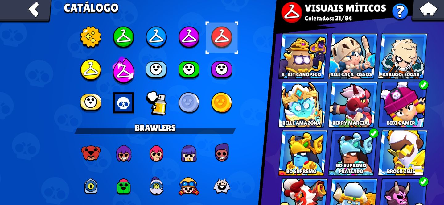 Conta de brawl Stars muito boa e antiga