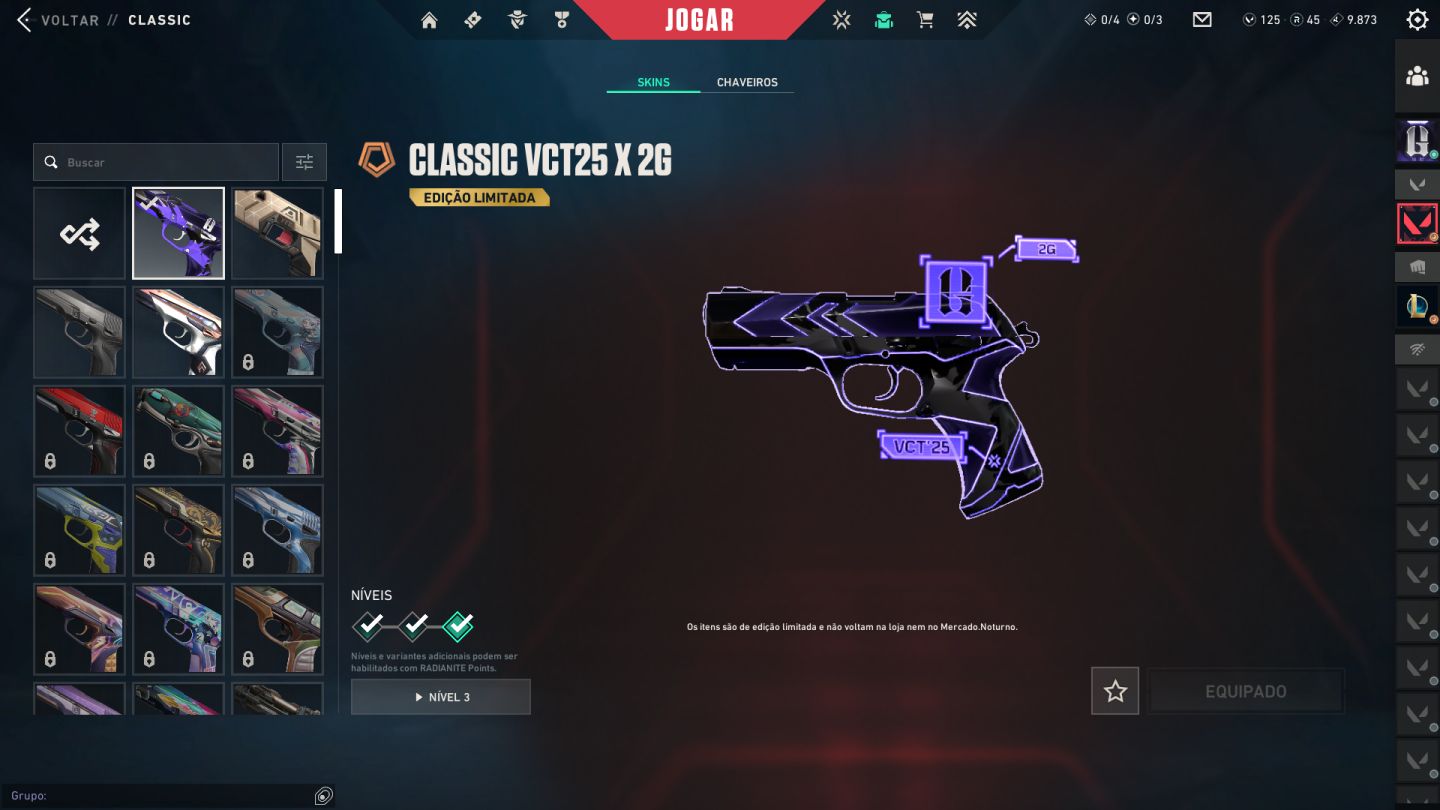CONTA FULL ACESSO - LVL 180 - FULL SKIN
