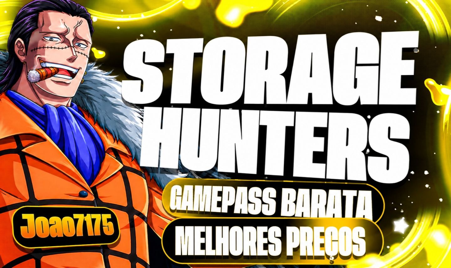 STORAGE HUNTERS ROBLOX - CAÇADORES DE ARMAZENAMENTO GAMEPASS SH