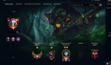 CONTA OURO LOL ANTIGA 104 SKINS MUITAS SKINS LENDÁRIAS DR MUNDO DRAVEN LUX SION