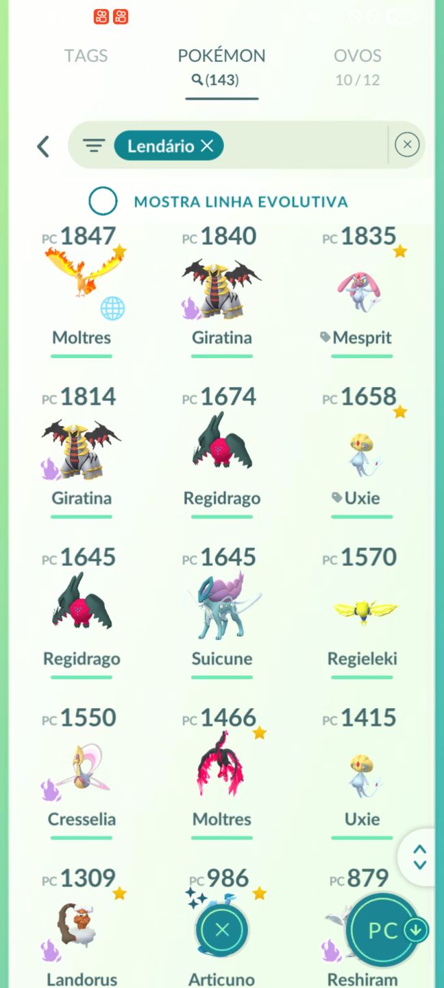 Conta Pokemon Go Elite