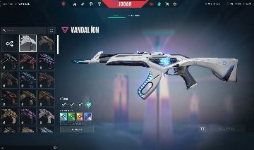 CONTA DE VALORANT LVL +17 COM VANDAL ION + 100 VPS