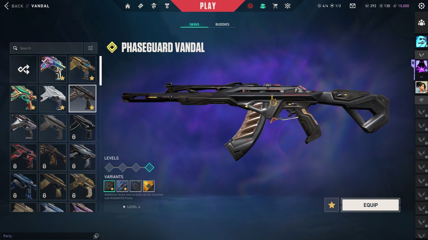 CONTA VALORANT NÍVEL 188 + SKINS - Preço Negociavel