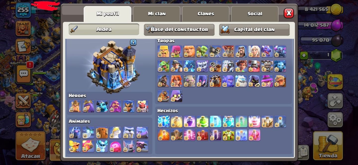 Centro de vila 18 topado com mais de 70 skins troca nick full