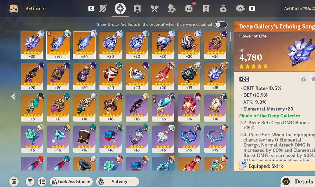 SKIRK + RAIDEN + ARLECCHINO + INEFFA | 10K GEMAS | LUMINE
