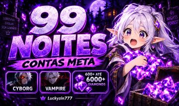[CYBORG + VAMPIRE + 6000+ GEMS] 99 NOITES | CONTAS META