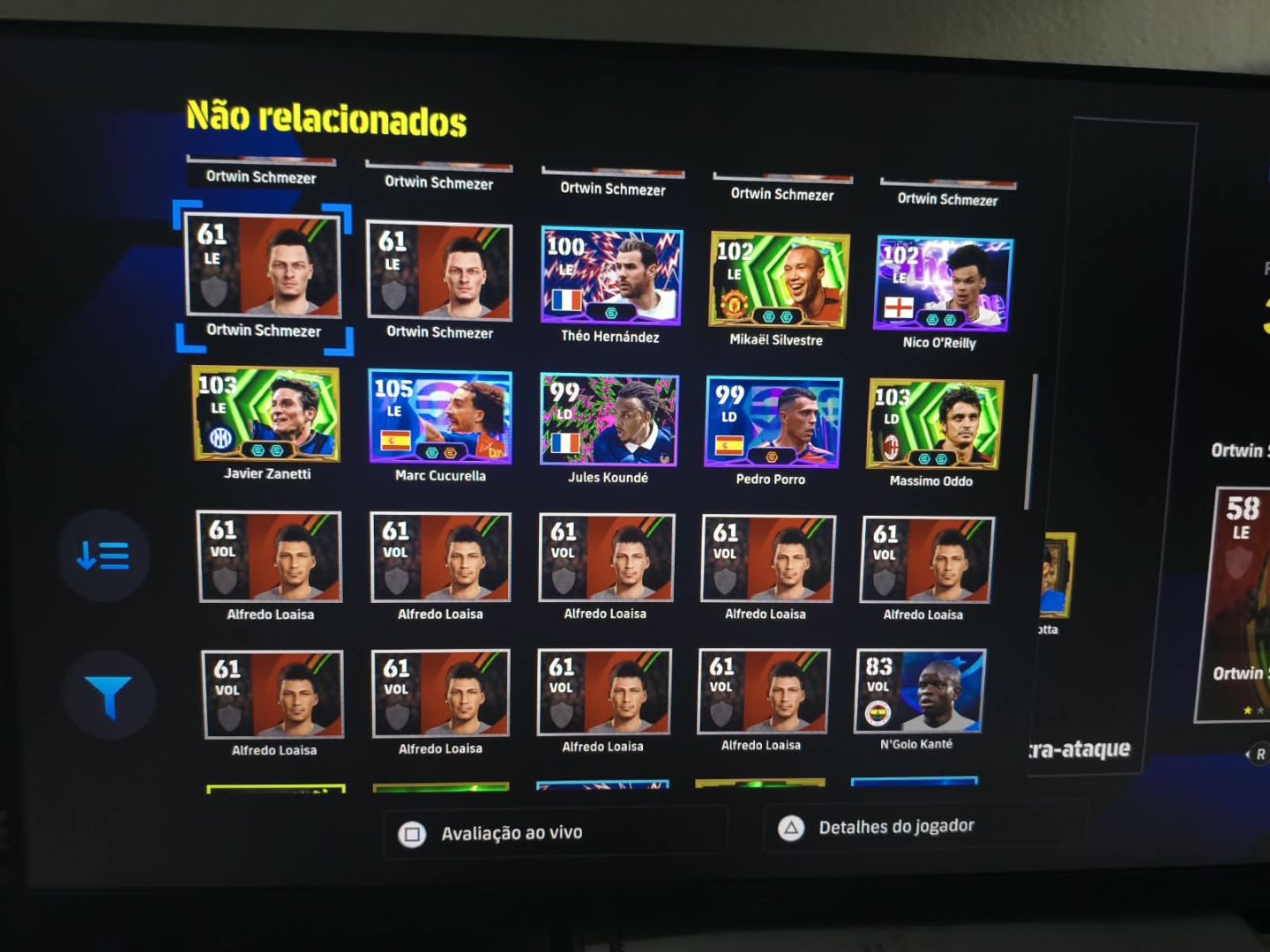 Conta de efootball para console
