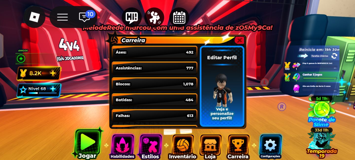 TSK CONTA A VENDA, SANU E KISUKI TAMBÉM, PARA SAIR RÁPIDO TEM EXTRA TOUCH LVL 68