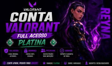 CONTA PLATINA 2/ FULL ACESSO / VALORANT