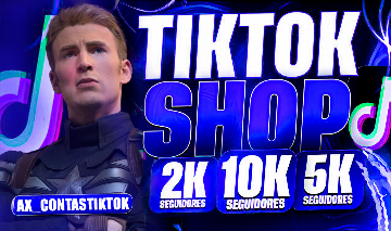 Contas TikTok Shop - 2k, 5k, 10k - Seguidores Reais | Promoção mais barato GGMAX