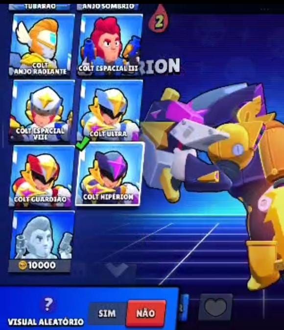 CONTA RARA ANTIGA BRAWL STARS