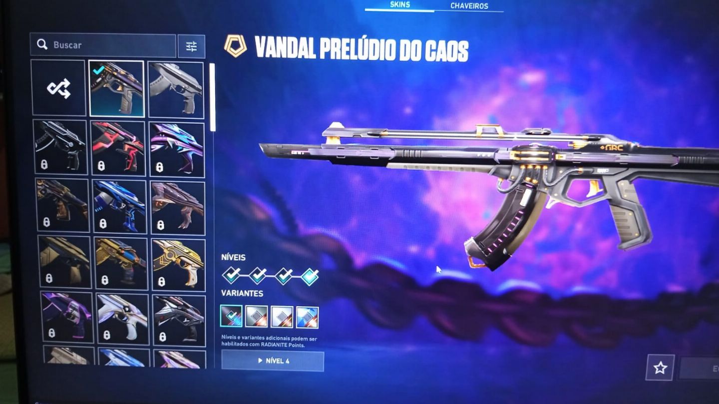 Conta Valorant ( FULL ACESSO) - Vandal Prélurdio do Caos.e Sheriff Neo Oeste