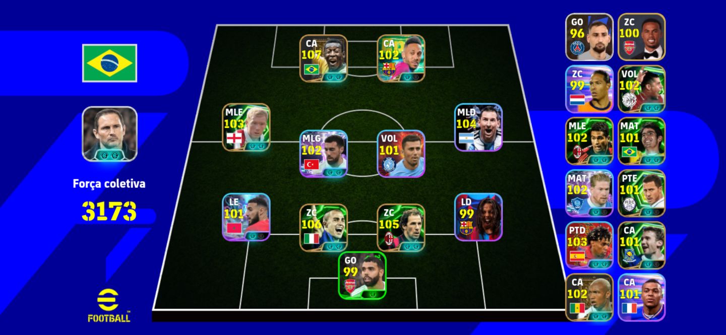 Conta Efootball boa - FC 3173 - Pelé 108 especial 30 anos