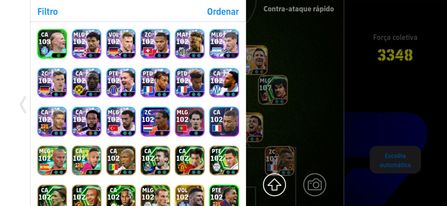 Conta do Neymar e Cristiano Ronaldo