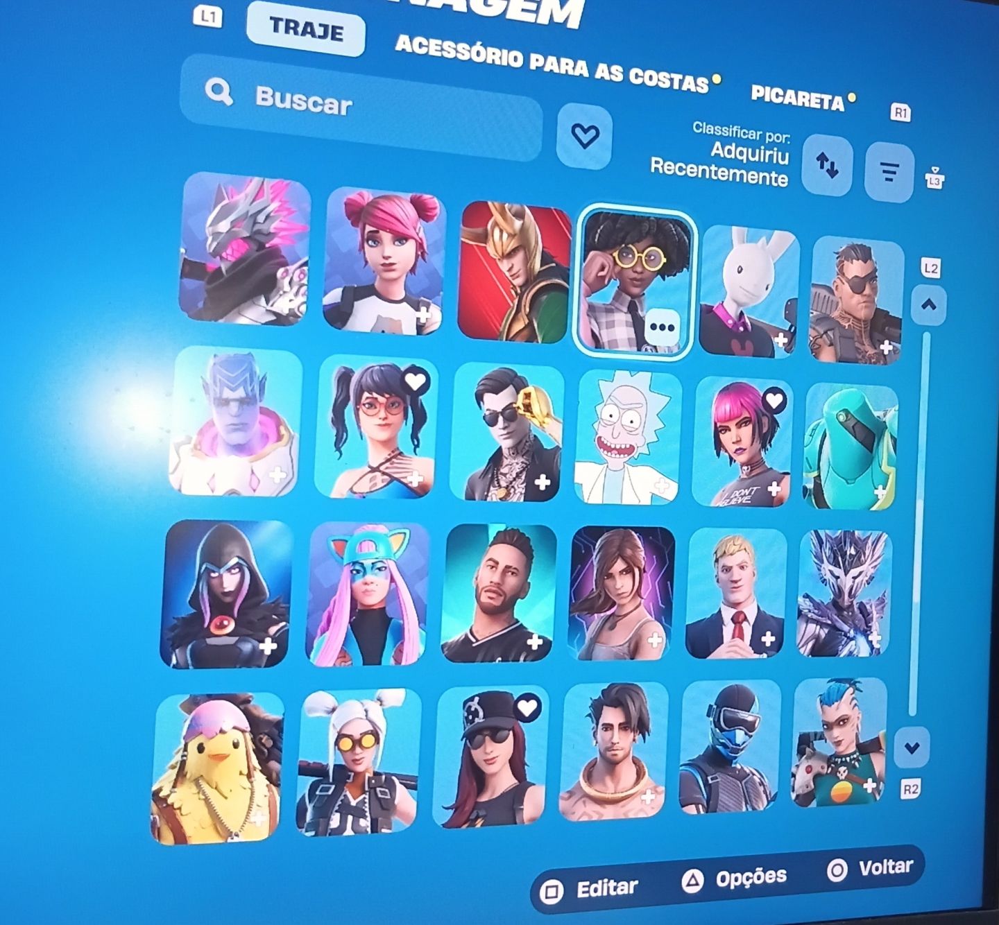 CONTA DE FORTNITE RARA- KRATOS + MACHADO LEVIATÃ + VARINHA ESTELAR + 98 SKINS