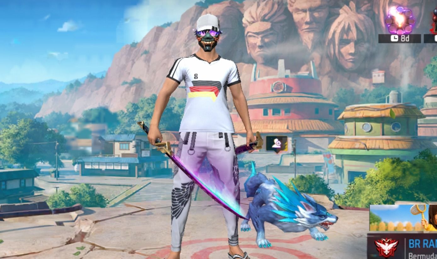 Conta Ff Mclaren + Naruto Nove-caudas + Angelical + UMP SAMURAI E XM8 ROXA
