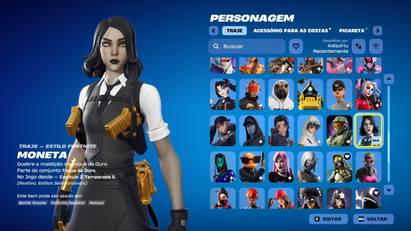 CONTA DE FORTNITE COM 73 SKINS | Glitch | PROMOÇÃO!