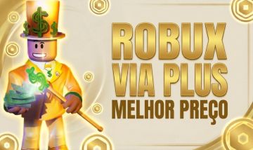 ROBUX NA SUA CONTA VIA ROBLOX PLUS [MENOR PREÇO]