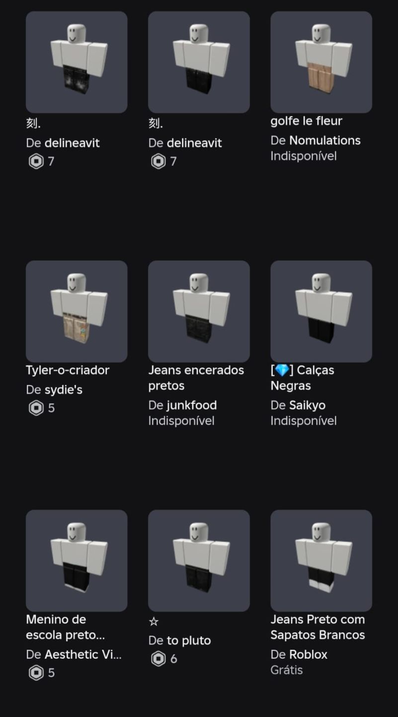 Conta roblox