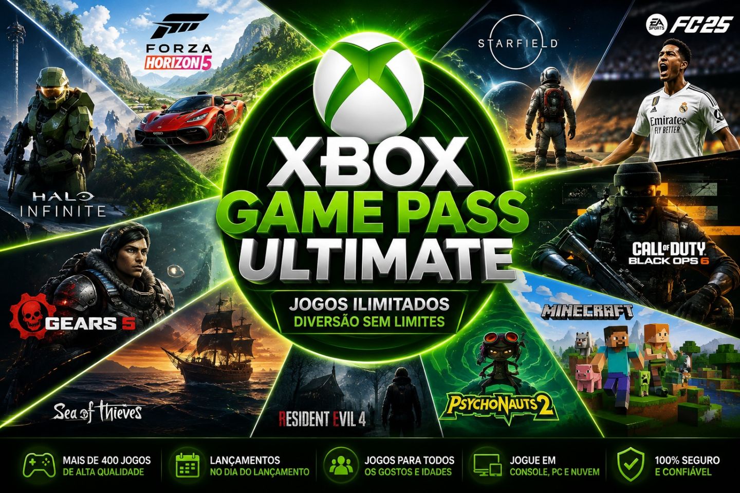 XBOX GAMEPASS ULTIMATE [TODOS OS DISPOSITIVOS] + 500 JOGOS DO CATÁLOGO ULTIMATE