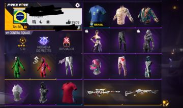 CONTA FREE FIRE - CALÇA ANGELICAL BRANCA | SOMBRA ROXA | TOP CRIMINAL