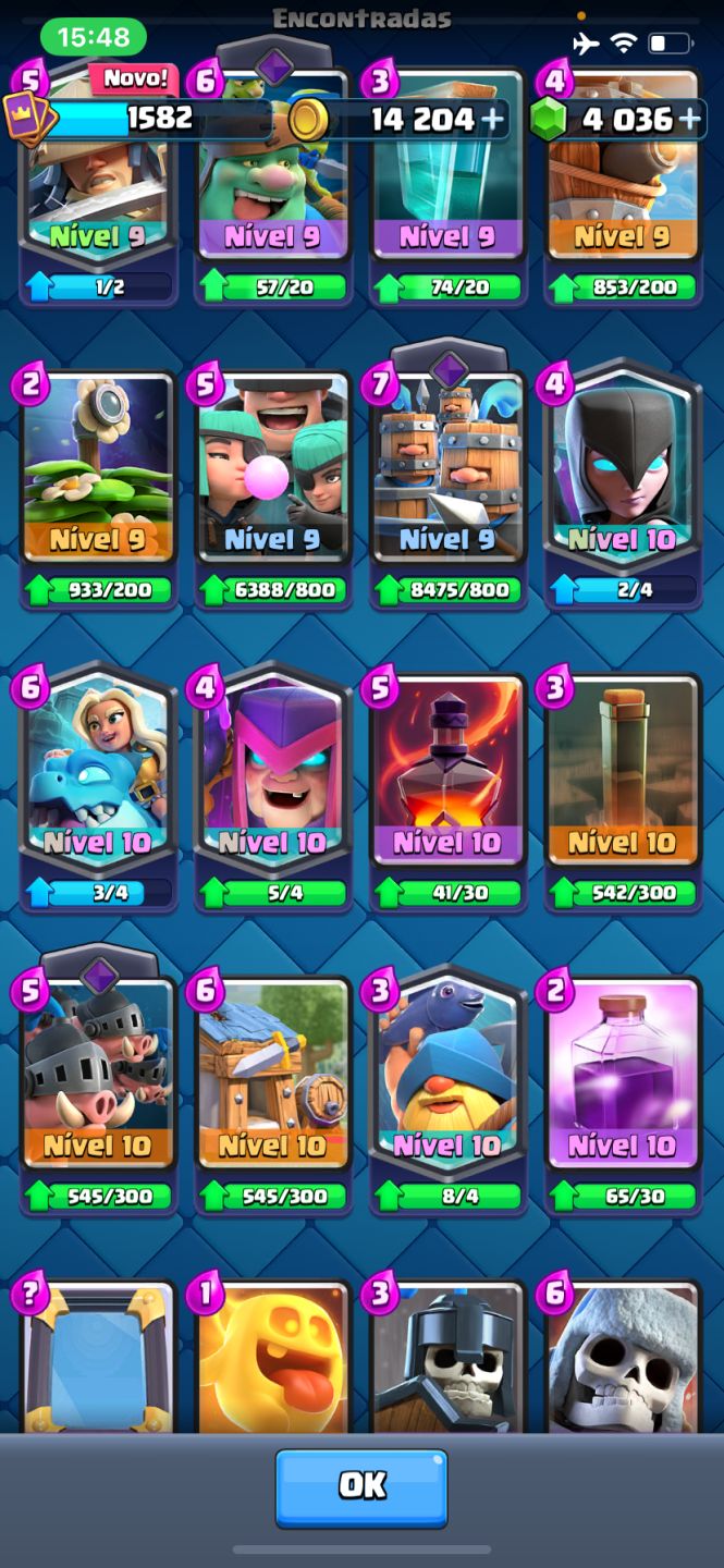 Conta clash Royale 11,250 k troféu