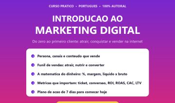 CURSO INTRODUCAO AO MARKETING DIGITAL DO ZERO [ENTREGA AUTOMATICA]