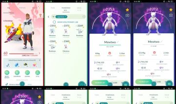 LVL 60 | 18 SHINY | 3 Mewtwo | 1.7M STARDUST | F104