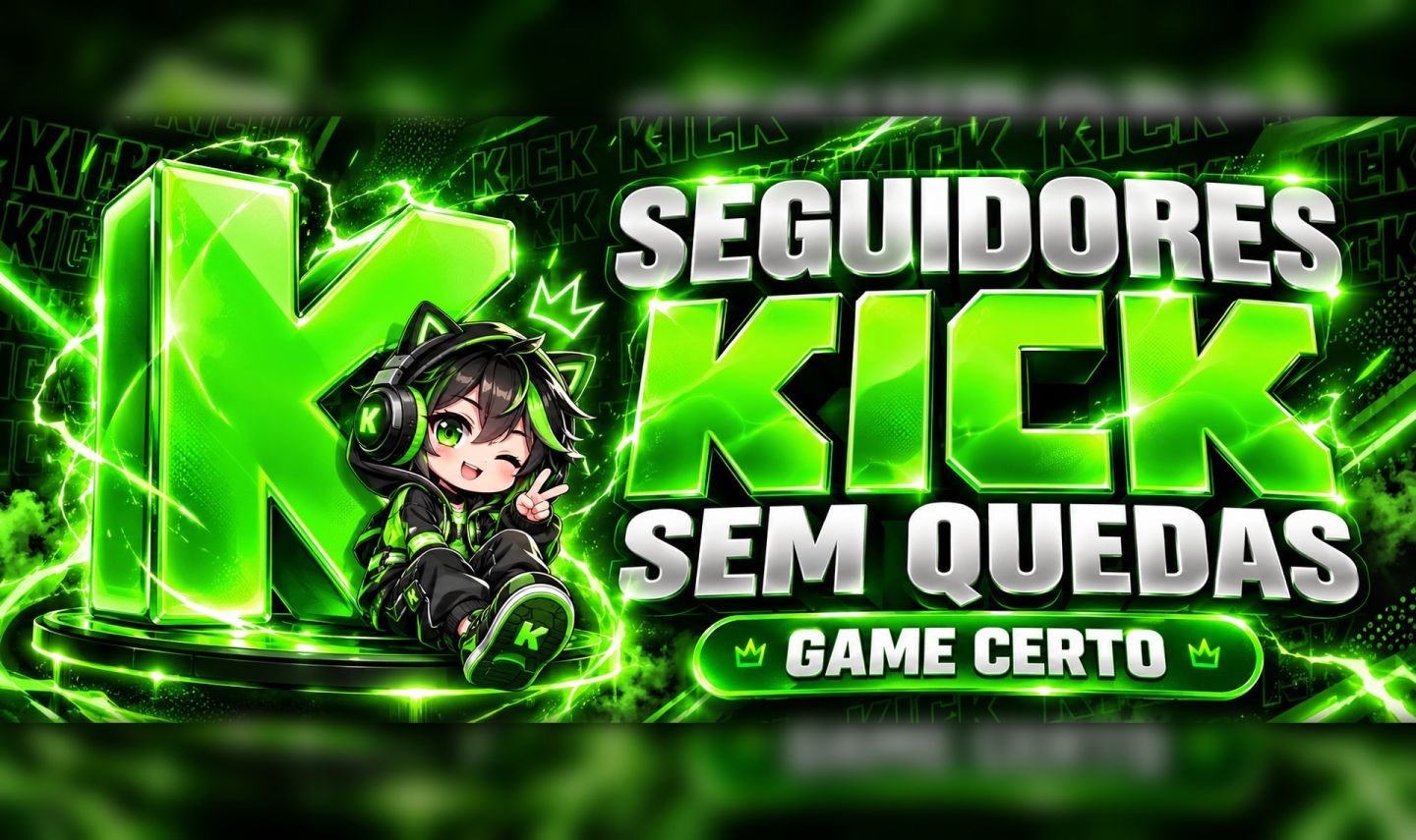 KICK SEGUIDORES E VIEWS (MENOR PREÇO)