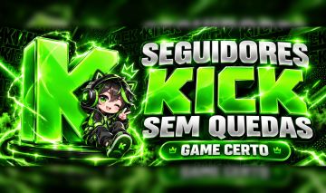 KICK SEGUIDORES E VIEWS (MENOR PREÇO)