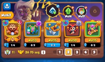 Conta Rush Royale Semi Full com 2090% De Critico