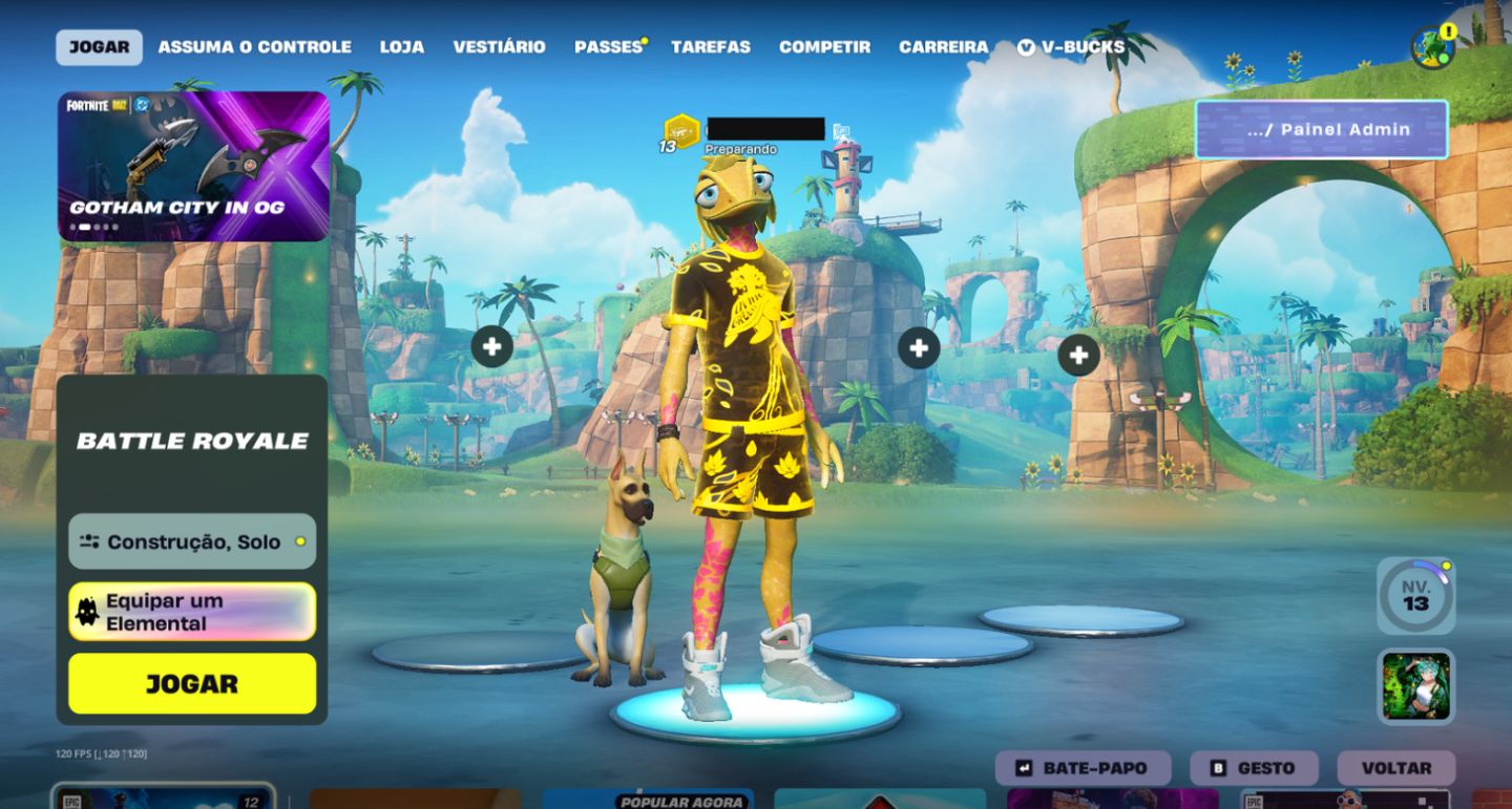 CONTA FORTNITE COM MARSHMELLO, ROBIN, SUPERMAN, MANDARINA + ESTILOS FULL E MAIS