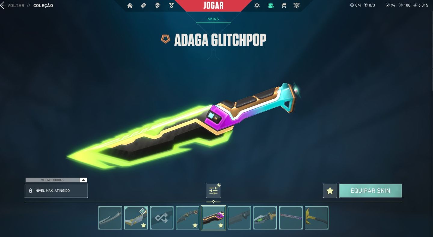 Conta valorant unico dono com 1300 em skins
