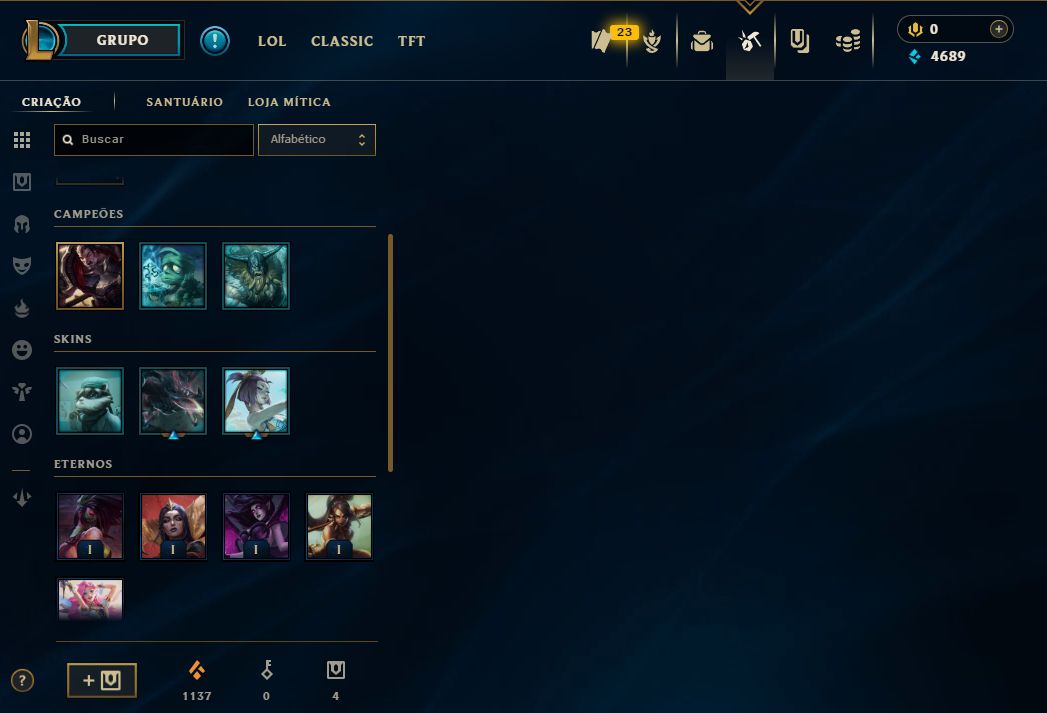 Conta LoL Diamante 4