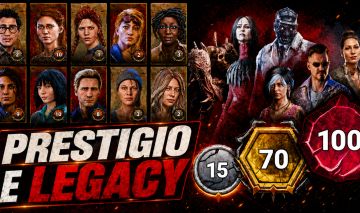 DEAD BY DAYLIGHT PRESTIGIOS E LEGACYS EM PERSONAGENS!!!