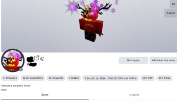 CONTA ROBLOX COM CLASSIC PUMPKIN