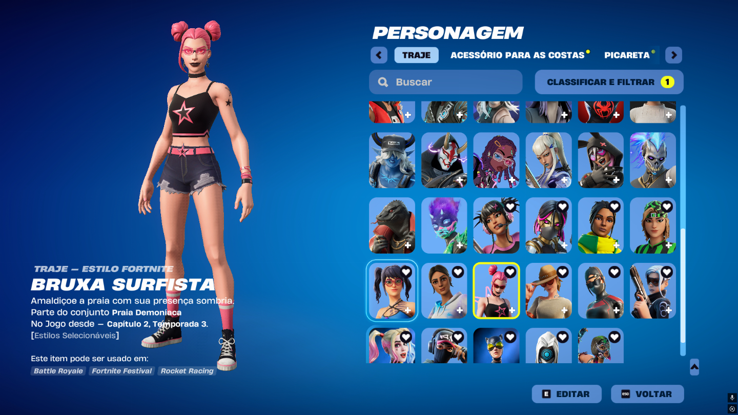Continha fortnite FULL TRY-HARD [COM PADMÉ]