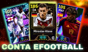 CONTA EFOOTBALL INSAVA COM YAMAL DA COPA + MIROSLAV KLOSE!!!