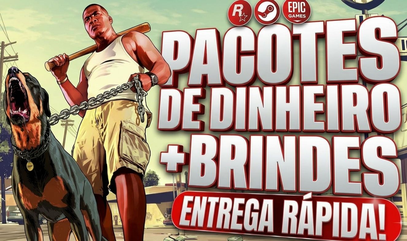 [UP] UPAGEM DE CONTAS GTA 5 ONLINE ENHANCED E LEGACY DINHEIRO + BRINDES