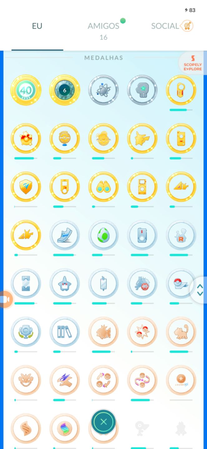 POKEMON GO CONTA LV71 TOP