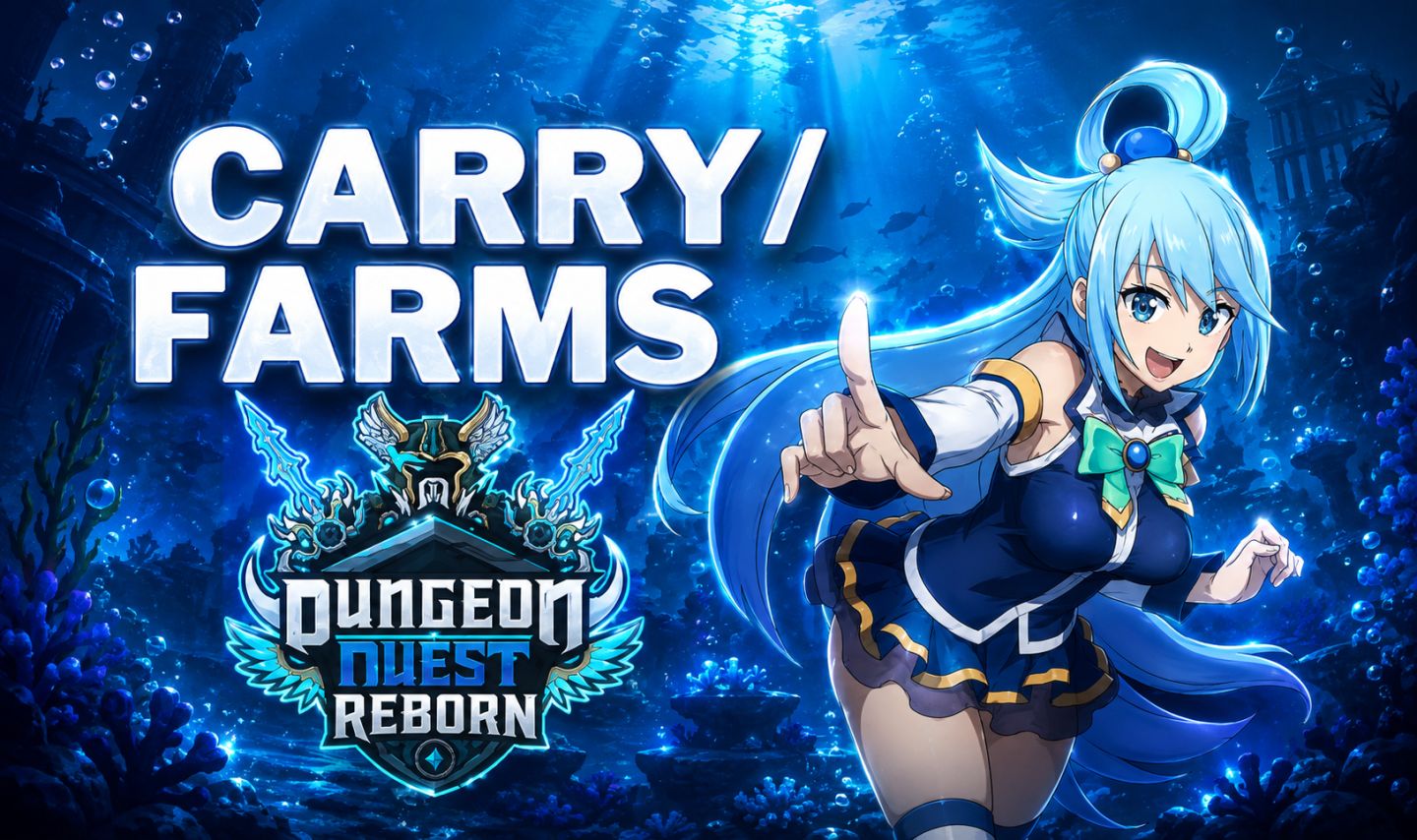 CARRY/FARMS DUNGEON QUEST REBORN