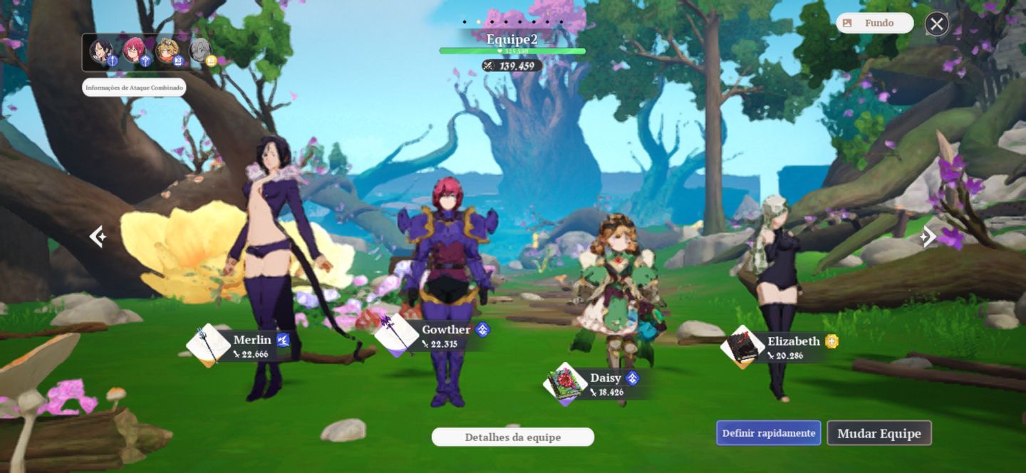 7ds Origin - Conta End game ban p10, merlin p7+
