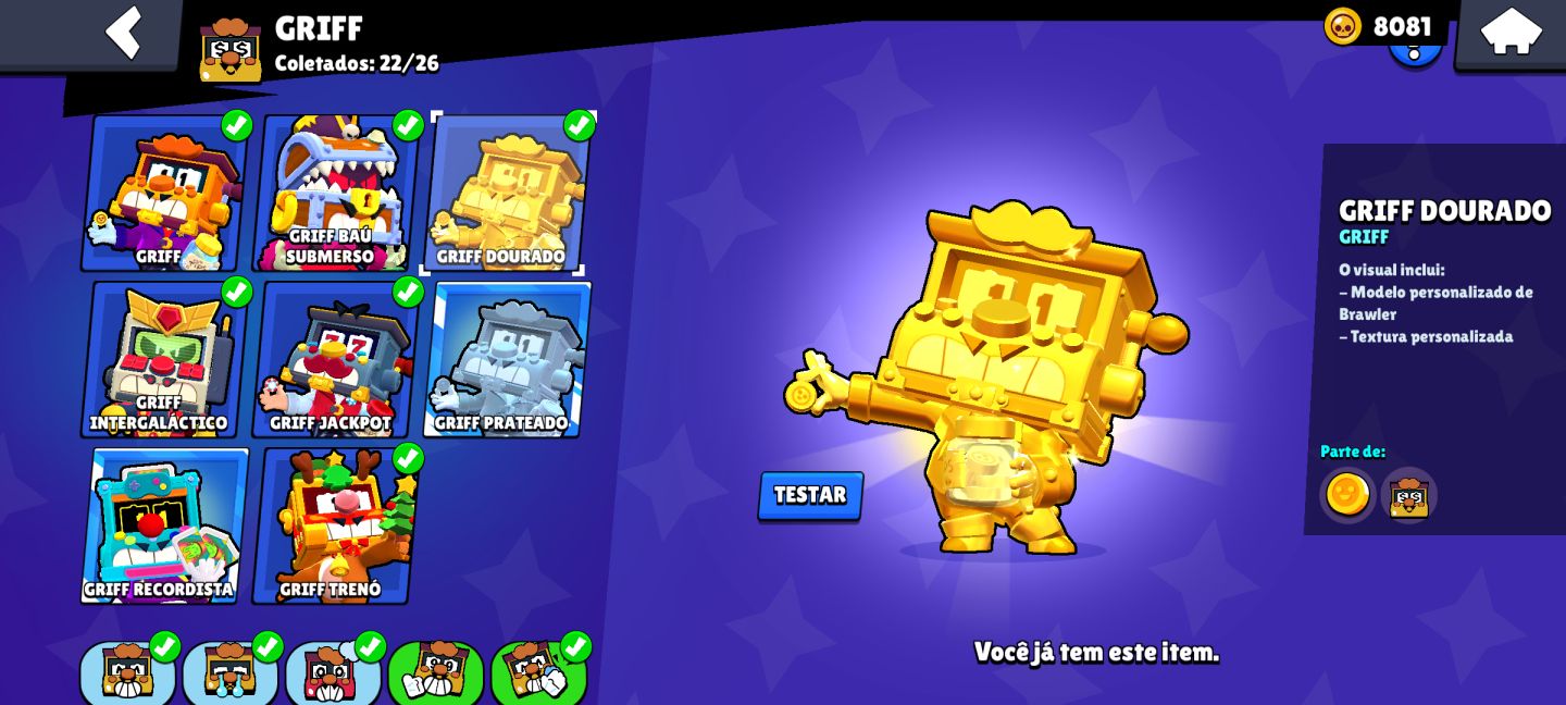 Conta de Brawl Stars + Clash à venda com itens limitados e raridade de 2020/2021