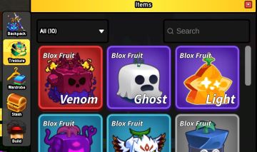 Conta de Blox Fruits com nível 2026, e Venom no inventário.