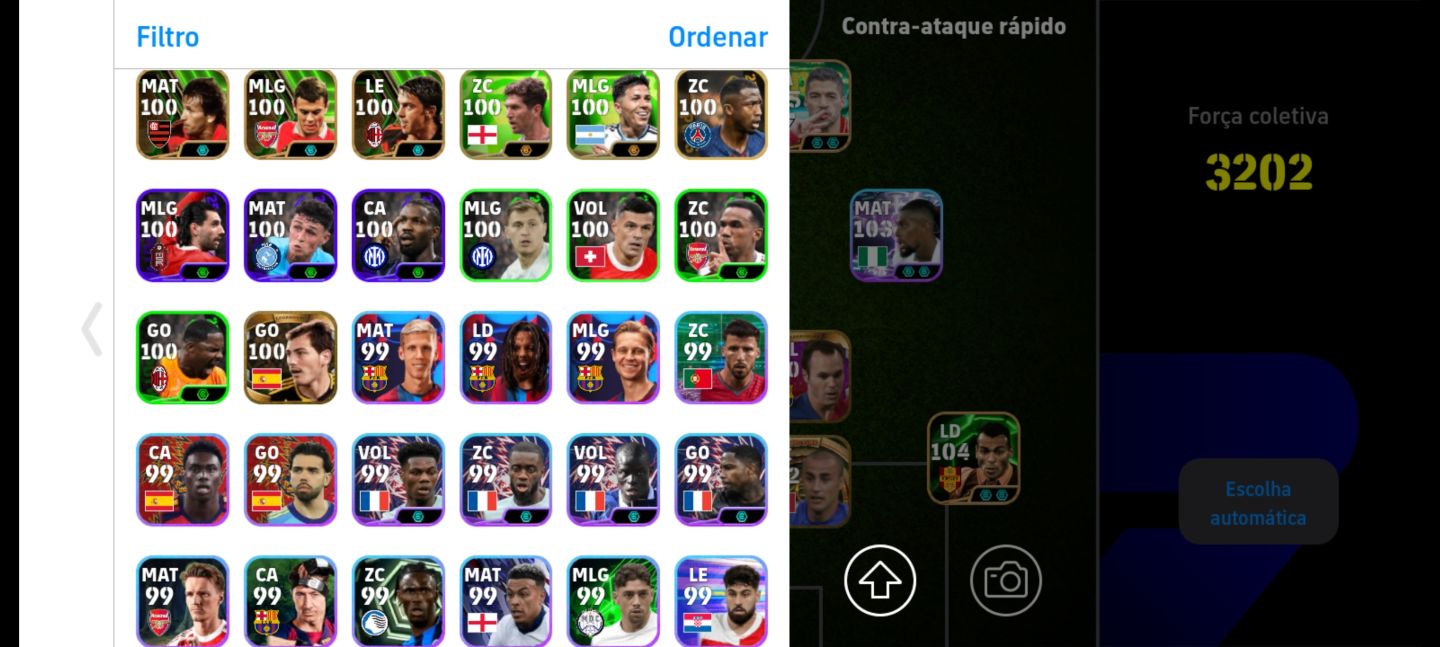 CONTA EFOOTBALL TOP RELÍQUIA NO PRECINHO