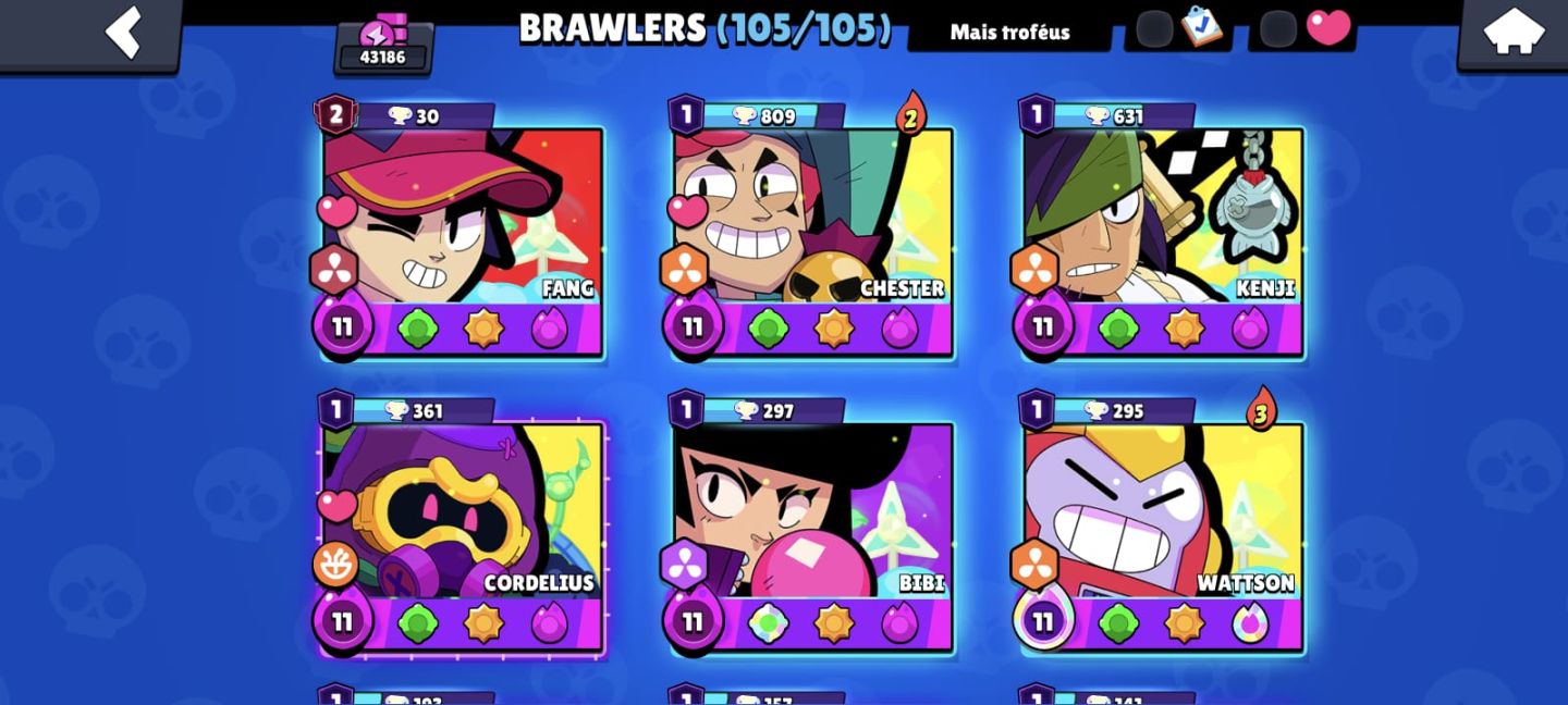Conta de Brawl Stars Rara