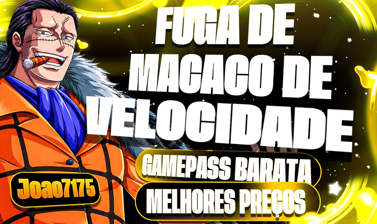 +1 SPEED MONKEY ESCAPE ROBLOX - 1 FUGA DE MACACO DE VELOCIDADE (GAMEPASS PASSES)