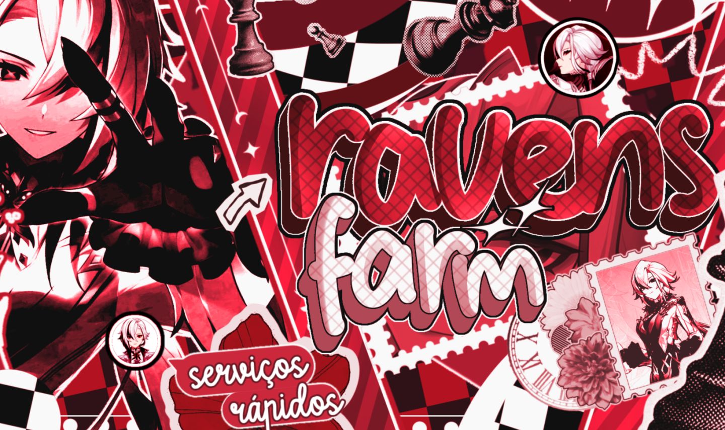 FARM DE GENSHIN: EXPLORAÇÃO, BUILDS, GEMAS RAVENS FARM