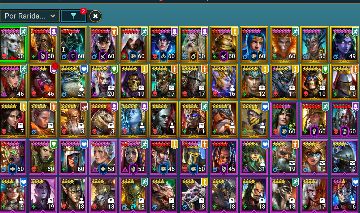Conta com mitico Arbais top + 3 token de fusão