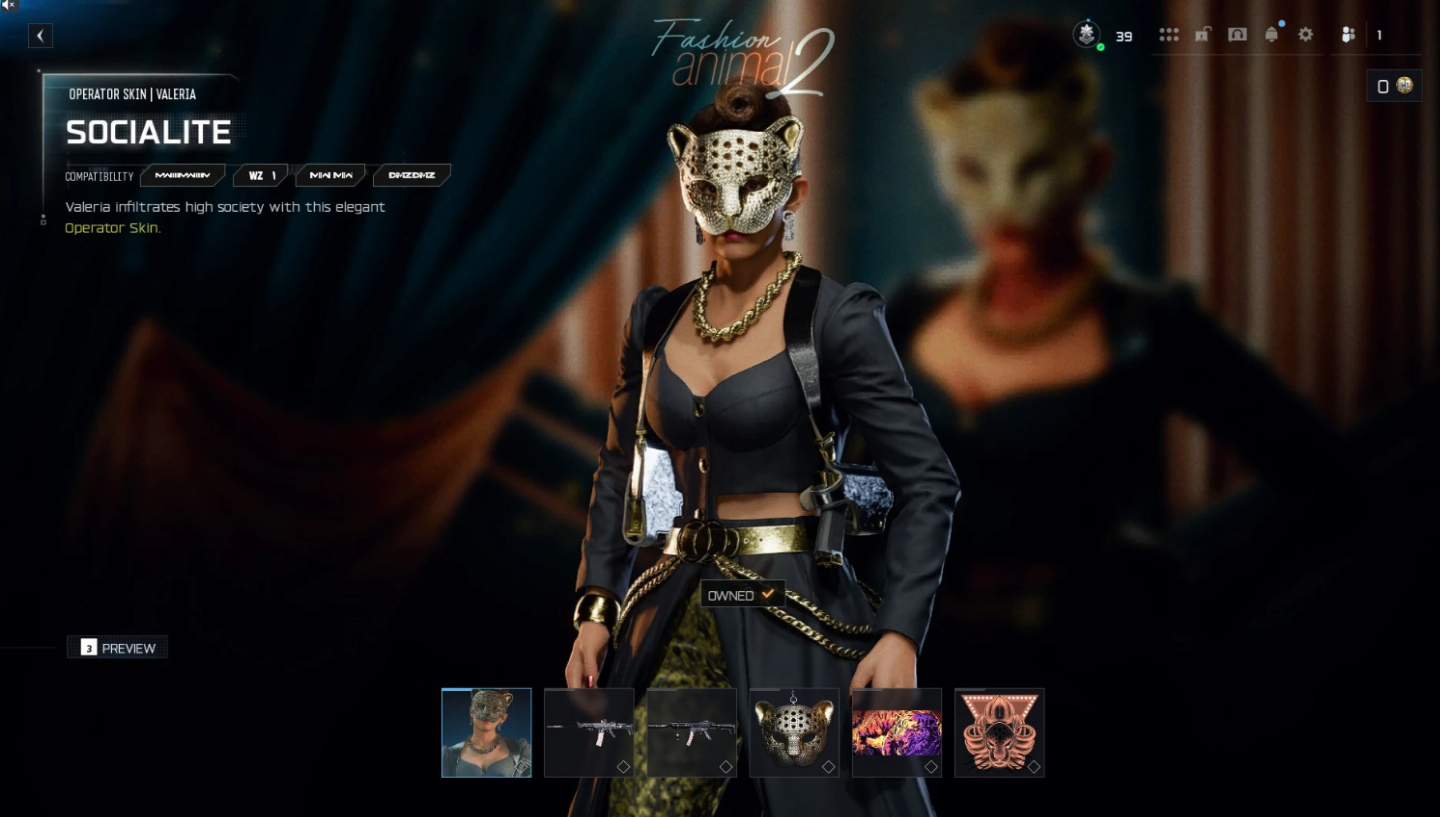 CONTA WARZONE RARA COM GHOULISH LIGHT, SOCIALITE, BAD BUNNY, UNICO DONO